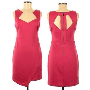 Guess Cutout Asymmetrical Red Mini Dress Size Medium